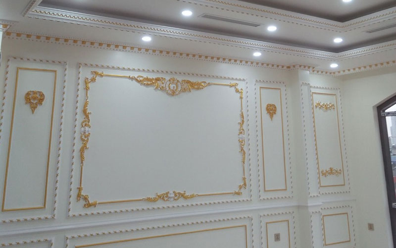 Mẫu dát vàng phào chỉ quận Tây Hồ Hà Nội