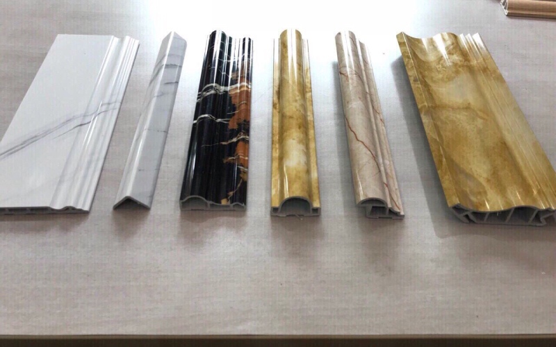 phào chỉ nhựa giả gỗ e