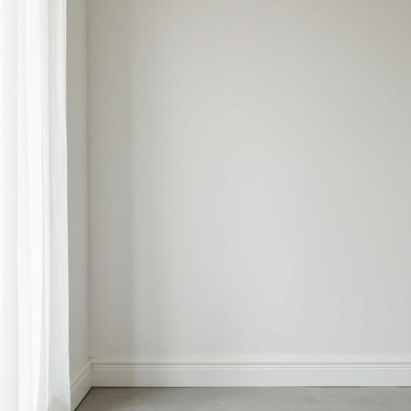 Mẫu phào chỉ PS trơn màu trắng cho nhà phố tối giản, thanh lịch