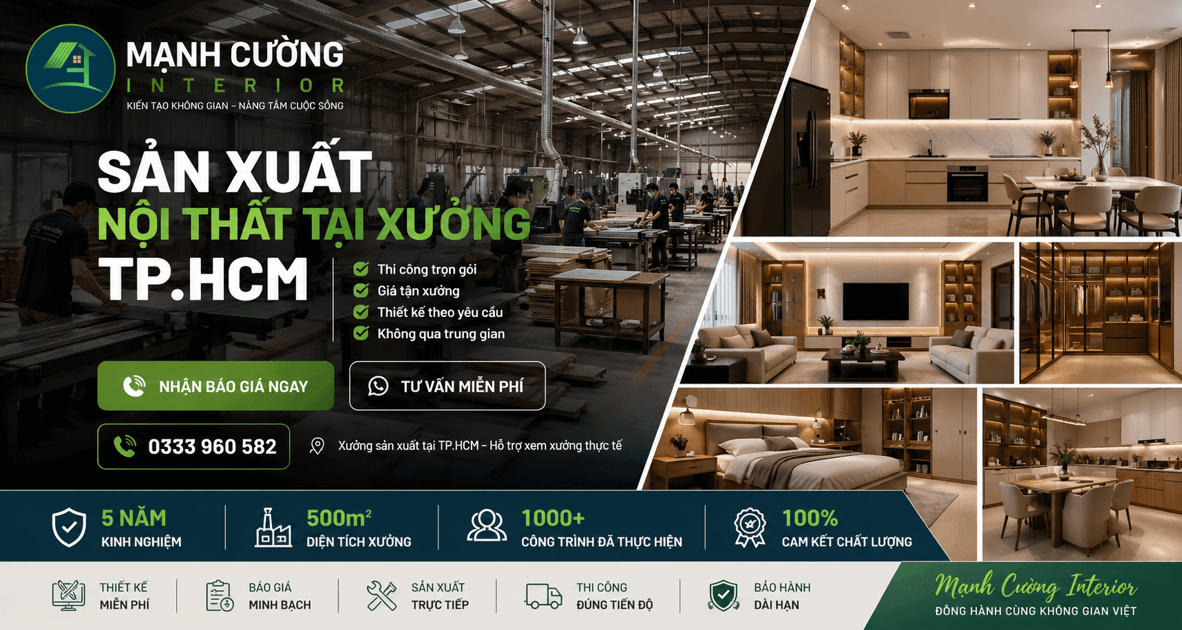 Kinh Nghiệm Vàng Khi Làm Nội Thất Trọn Gói Chung Cư Tại TP.HCM